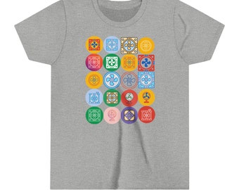 kids Tshirt FANS youth shirt colorful spinners autism autistic graphic Tee T-shirt