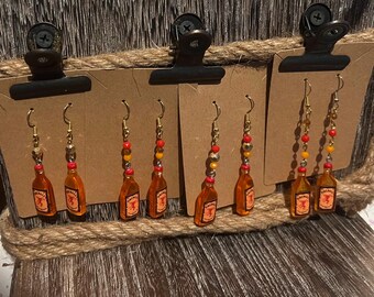 Handmade Fireball Earrings