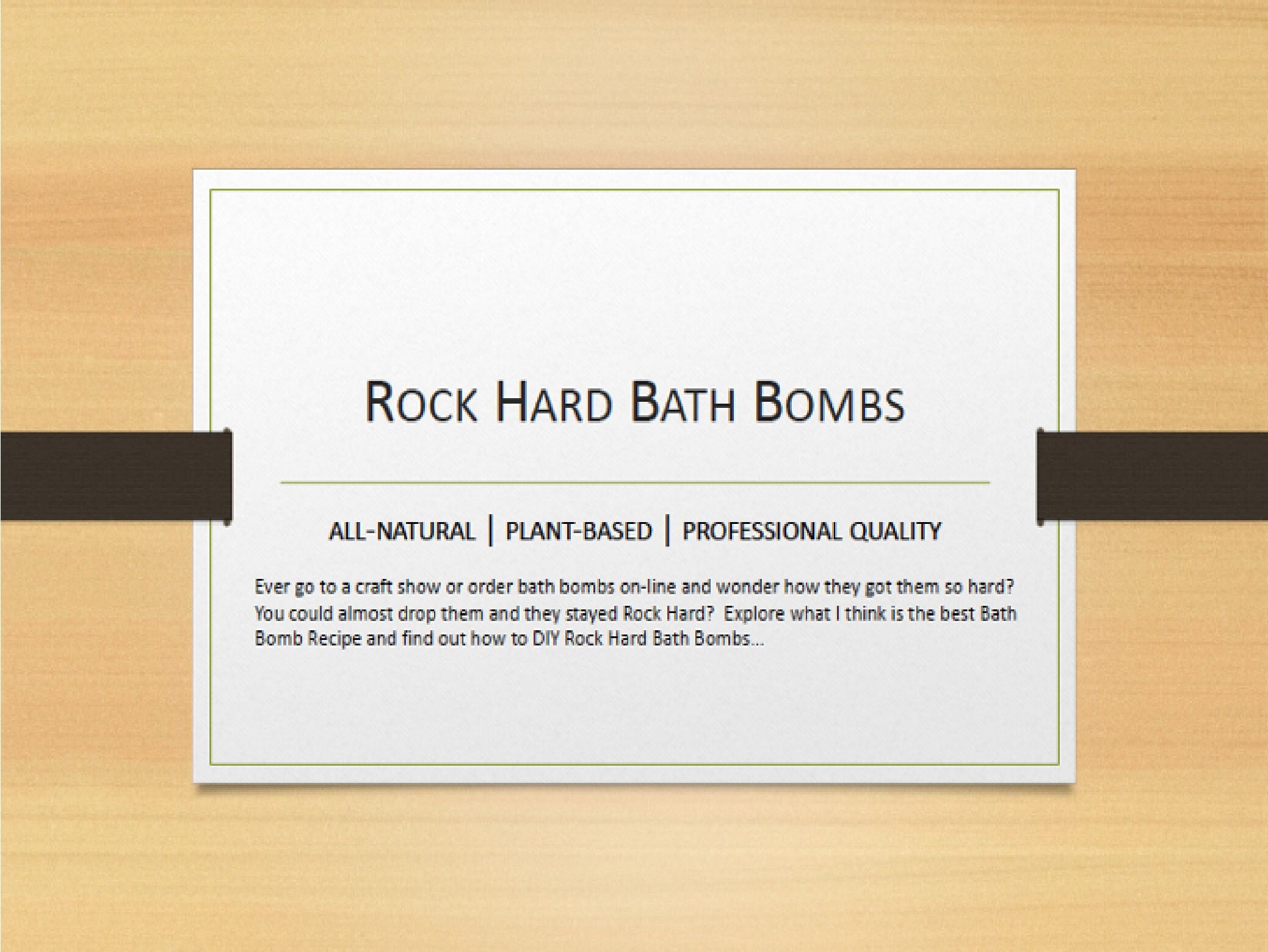 DIY BATH BOMBS Rock Hard Etsy Australia