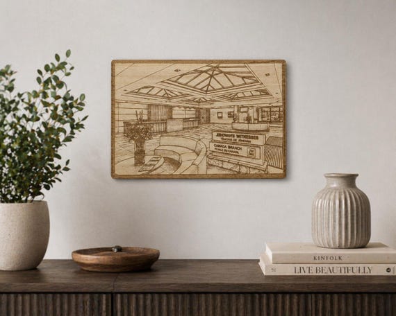 Canada Branch of Jehovah's Witnesses Magnet\Plaque, Bethel Souvenir, shown in an additional close-up listing view with visible shape and details.