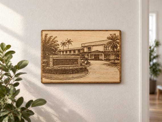 Nigeria Branch of Jehovah's Witnesses Magnet\Plaque, Bethel Souvenir, shown in an additional close-up listing view with visible shape and details.