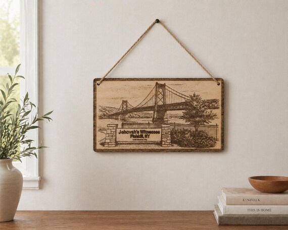 Fishkill Branch of Jehovah's Witnesses Magnet\Plaque, Bethel Souvenir, shown in another listing view highlighting visible design details.