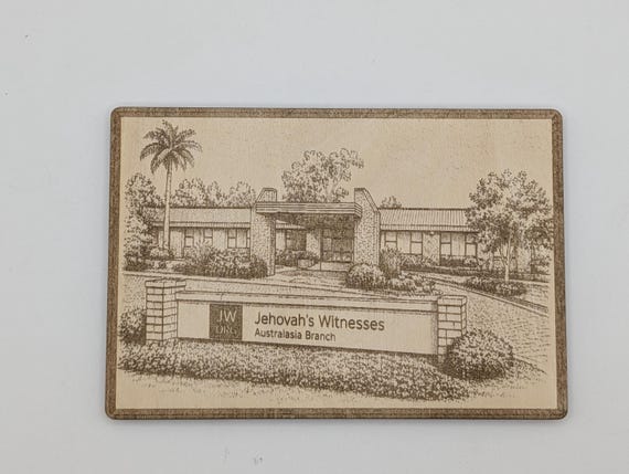 Australia Branch of Jehovah's Witnesses Magnet\Plaque, Bethel Souvenir, shown in listing image 5 with additional visible details or options.