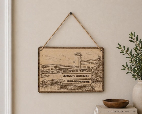 Warwick Branch of Jehovah's Witnesses Magnet\Plaque, Bethel Souvenir, shown in another listing view highlighting visible design details.