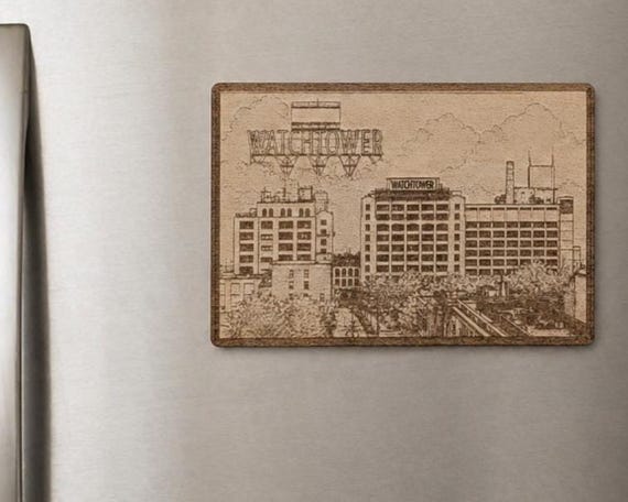 Brooklyn Bethel Magnet\Plaque | Bethel Souvenir Birch Branch Plaque, Display Stand, Wall Hanging or 5 in Magnet