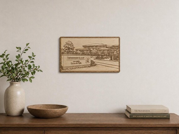 Brazil Branch of Jehovah's Witnesses Magnet\Plaque, Bethel Souvenir, shown in another listing view highlighting visible design details.