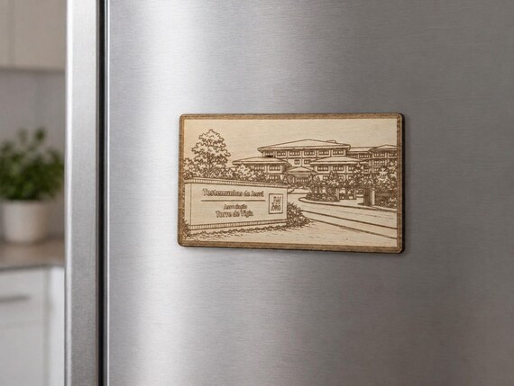 Brazil Birch Branch Plaque, Display Stand, Wall Hanging or 5 in Magnet