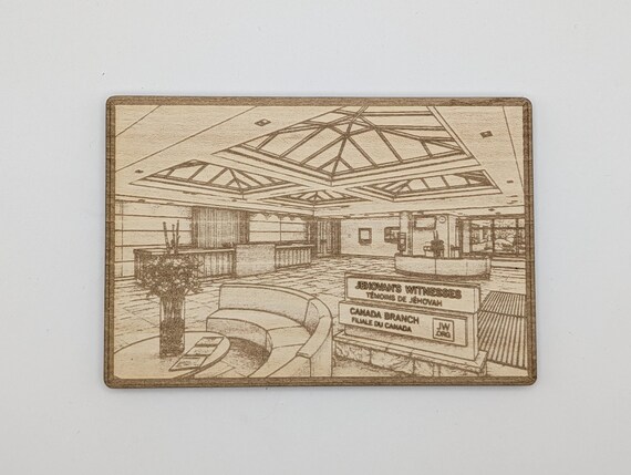 Canada Branch of Jehovah's Witnesses Magnet\Plaque, Bethel Souvenir, shown in listing image 4 with additional visible details or options.