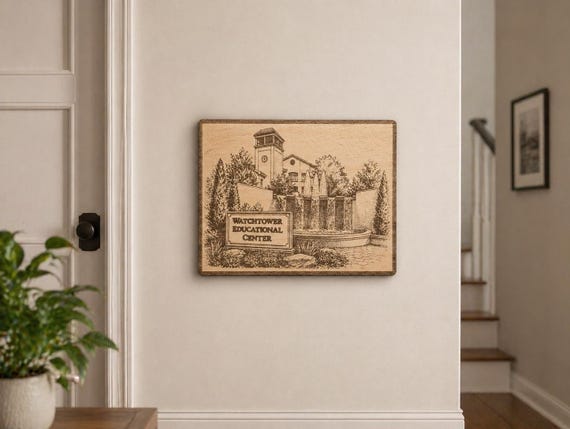 Patterson Branch of Jehovah's Witnesses Magnet\Plaque, Bethel Souvenir, shown in an additional close-up listing view with visible shape and details.