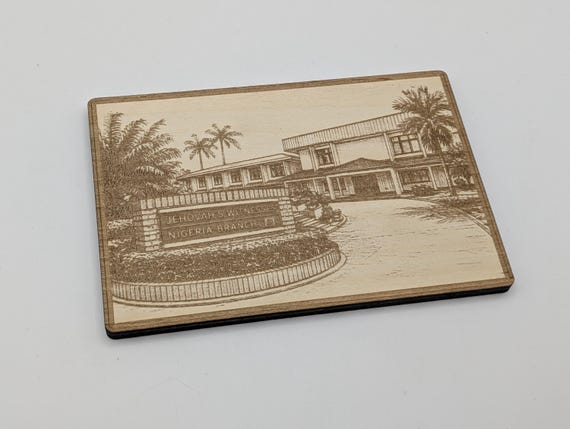 Nigeria Branch of Jehovah's Witnesses Magnet\Plaque, Bethel Souvenir, shown in listing image 5 with additional visible details or options.