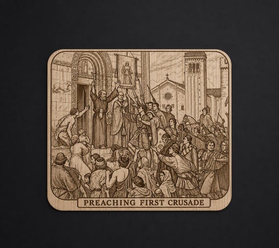 Photo-Drama of Creation Slide – Preaching First Crusade – Birch Plaque