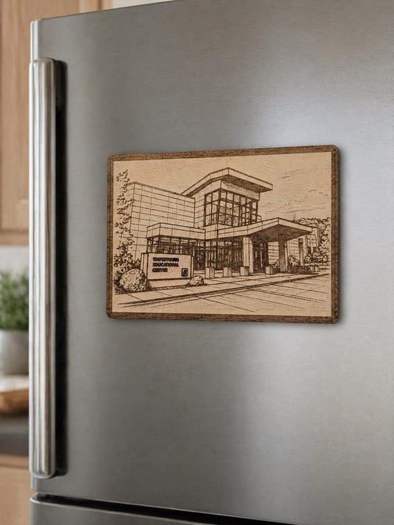 Patterson Birch Branch Plaque, Display Stand, Wall Hanging or 5 in Magnet