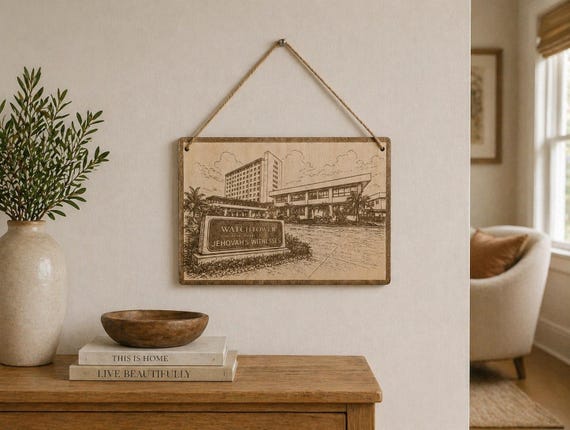 Philippines Branch of Jehovah's Witnesses Magnet\Plaque, Bethel Souvenir, shown in another listing view highlighting visible design details.