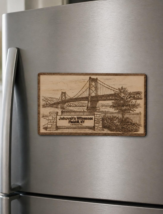Fishkill Birch Branch Plaque, Display Stand, Wall Hanging or 5 in Magnet