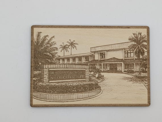 Nigeria Branch of Jehovah's Witnesses Magnet\Plaque, Bethel Souvenir, shown in listing image 4 with additional visible details or options.