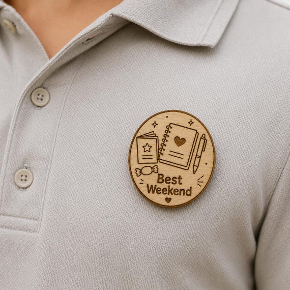 JW Convention Pins, Birch Engraved Regional Convention 2026 Pin, Magnet or Keychain, Convention Gift for Kids Teens, shown in another listing view highlighting visible design details.