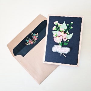 Mothers Day Card | Handmade | Floral Bouquet | Amazing Mother