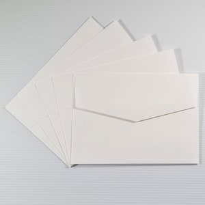C6 Premium White Marshmellow Envelopes | Fits A6 Cards | Smooth Finish | iFlap Lick & Seal | Minor Imperfections | 10pk Almost Perfect