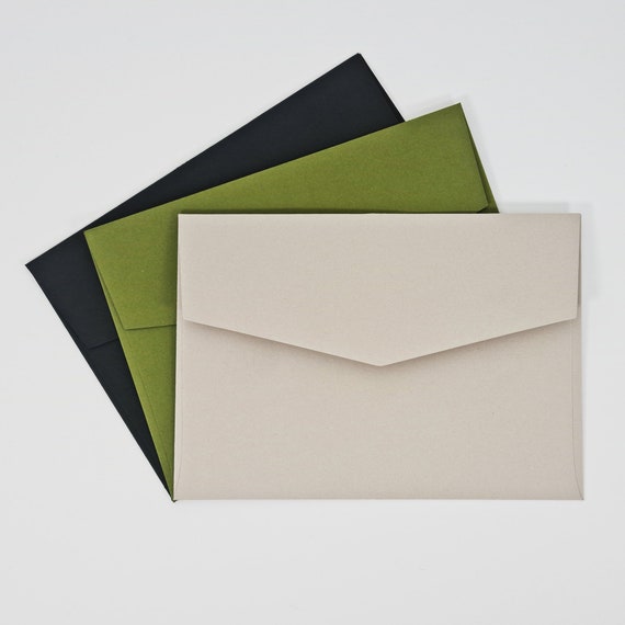 C6 Forest Tone Envelopes | 120gsm Paperstock, iFlap Closure (3pk)