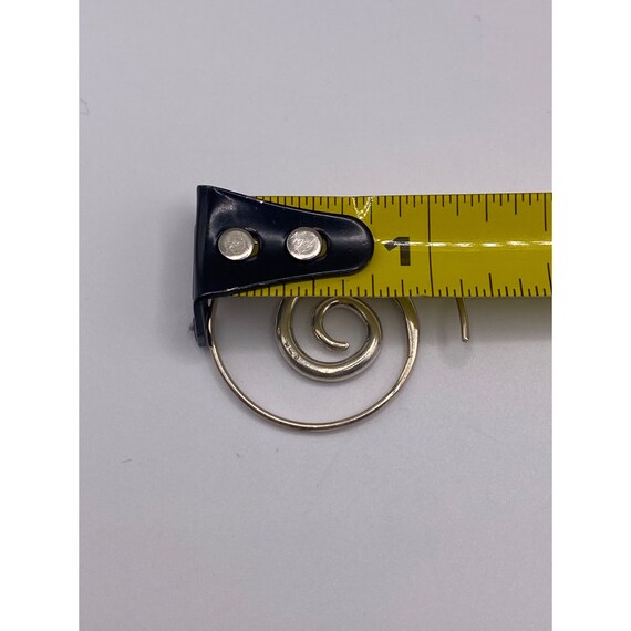 925 swirl hoop earrings - image 6
