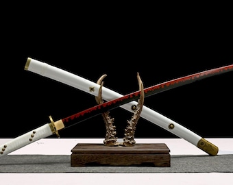 Anime Katana Sword Replica, Inspired by One Piece Amou Kirukiru Cosplay