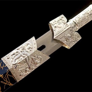 Hand Made Superior Chinese Sword T10 Steel Tiger