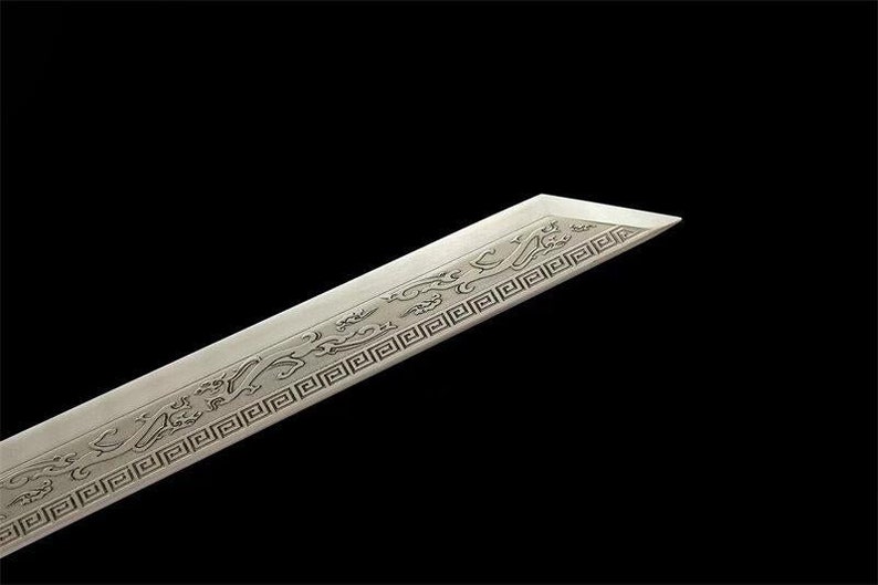 Hand Made Superior Chinese Dragon Sword T10 Steel