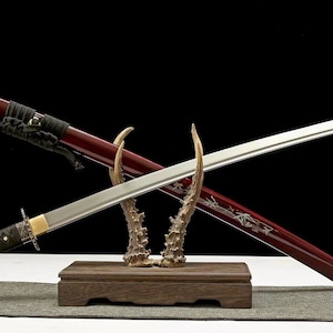 Handmade Katana High Quality T10 Steel Japanese Sword Bamboo