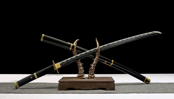 Anime Sword Cosplay One Piece Roronoa Zoro Yubashiri Japanese Handmade Katana Sword