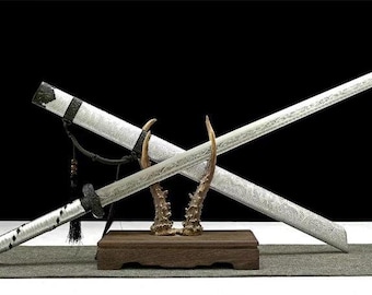 Real Handmade Chinese Dragon Sword T10 Steel 41 Inch Full Tang Razor Sharp