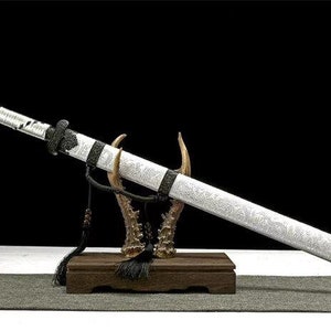 Hand Made Superior Chinese Dragon Sword T10 Steel