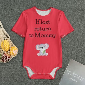 If Lost Return to Mommy Adult Onesie