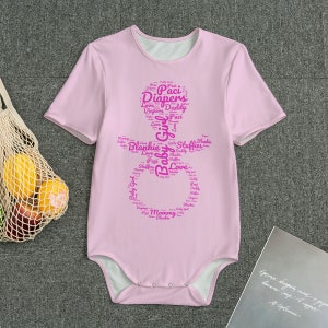 ABDL Pink  Pacifier Adult Onesie