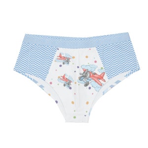 ABDL Adult Baby Diaper Style Briefs - Airplanes