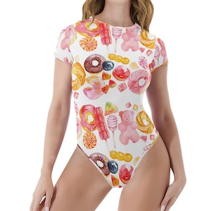 Sweets on White Women&#39;s Adult Onesie / Body Suit