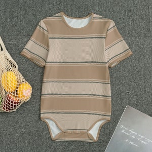 Brown and Beige Adult Onesie