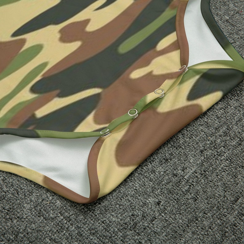 Green Camo Adult Onesie image 3