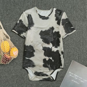 3D Cow Print Adult Onesie
