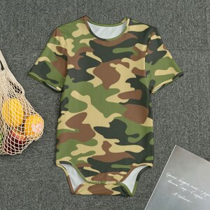 Green Camo Adult Onesie image 1