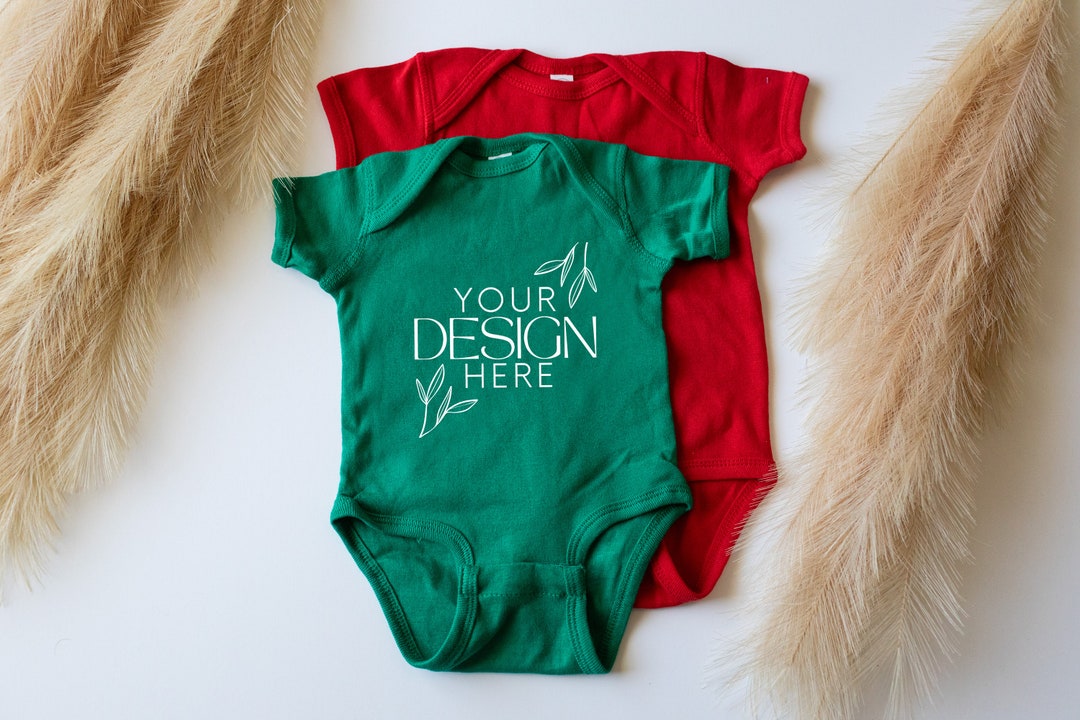 Rabbit Skins 4424 Baby Onesie Mockups Baby Newborn Onesies Etsy