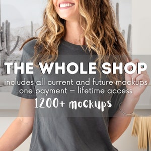 Whole Shop Mockup Bundle Entire Shop Bundle Bella Canvas Bundle Gildan Sweatshirt Mock Comfort Colors Bundle Male Bundle, Group Mock-up