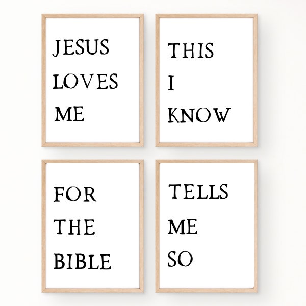 Jesus Loves Me Sign - Etsy