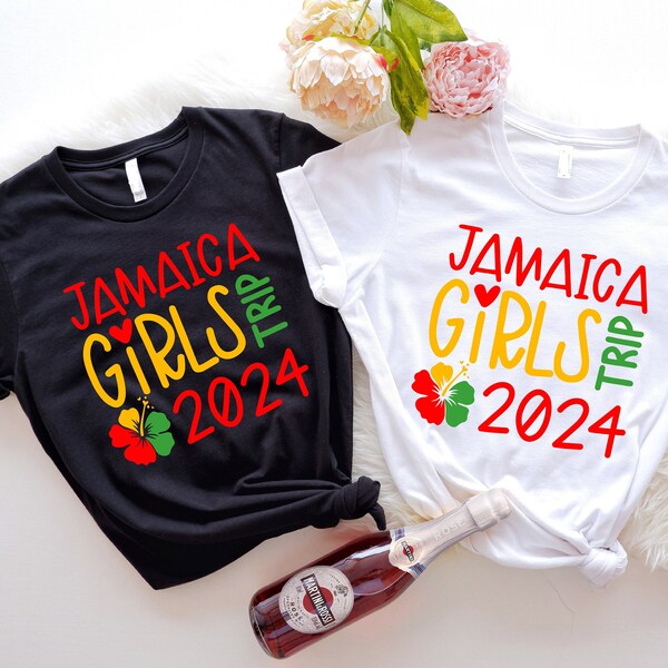 Jamaica Girls Trip 2024 T-Shirt, I Love Jamaica Shirt, Summer Trip, Jamaican Roots Tee, Jamaica Independence Day 2024, Proud Jamaican Gifts