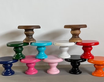 Mini wood tiered tray riser, riser for tiered tray decor, tiered tray decor accessory, approx. 2 1/4 inches high X 3 inches wide