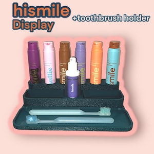 HiSmile 6 Zahnpasta Organizer & Zahnbürstenschale mit V34 Einschub