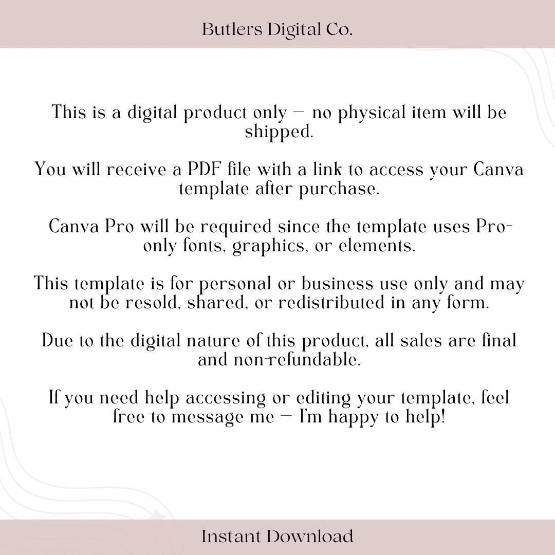 Virtual Assistant Service Guide Canva Template | Editable VA Pricing ...