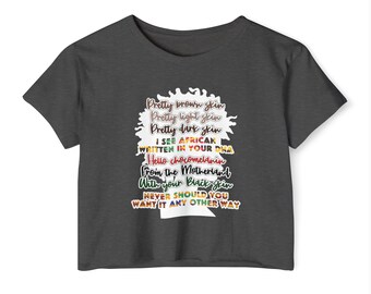 Crop top festival femme Pretty Brown Skin