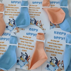 Bluey Keepy Uppy Balloon Favours