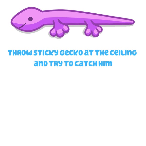 INSTANT DOWNLOAD- Sticky Gecko