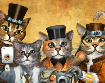 Koty robiące sobie selfie #2